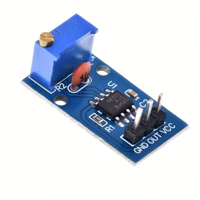 NE555 Pulse Kare Dalga Osilatör Modülü