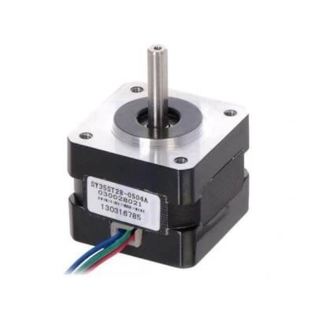 NEMA 14 Bipolar. 200 Adım. 35×28mm. 10V Step Motor - SY35ST28-0504A