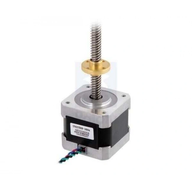 NEMA 17 38 cm Vidalı Milli Bipolar. 200 Adım. 42×38mm. 2.8V Step Motor - SY42STH38-1684A