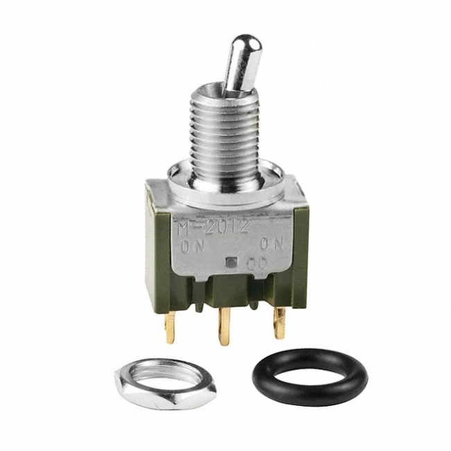 NKK Switches M2012S2D3G01 Mini Toggle Anahtar IP67 Panel Tip