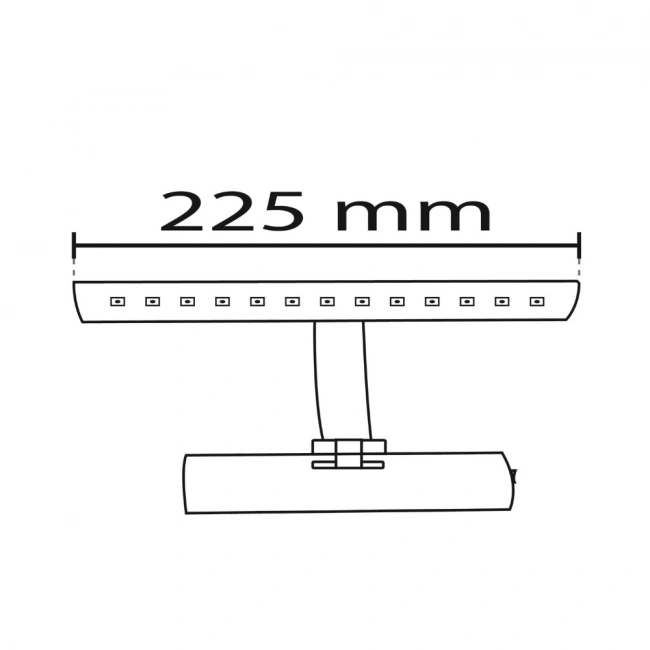 Noas YL85-2502 5W 6500K Beyaz Işık Gold Anahtarlı Sevilla Dekoratif Aplik