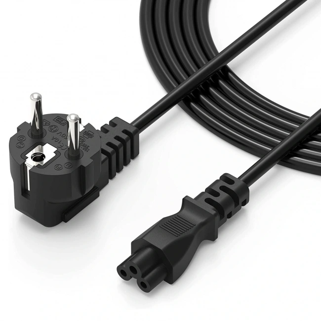 Notebook PC Laptop Güç Power Adaptör Kablosu Yonca Kablo 1.5m