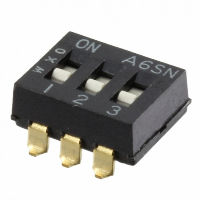 Omron A6SN-3101 3 Pozisyonlu SMD DIP Anahtar