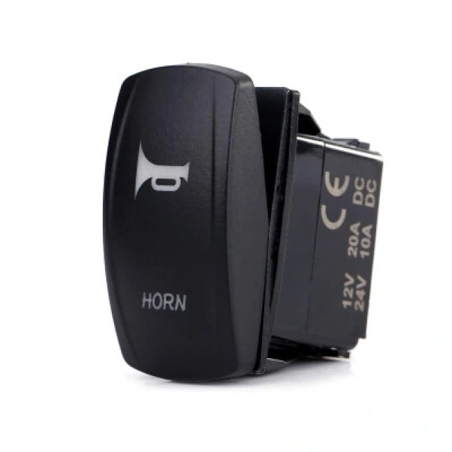 ON-OFF Mavi Işıklı Anahtar 5-Pin 12V-24V - Horn