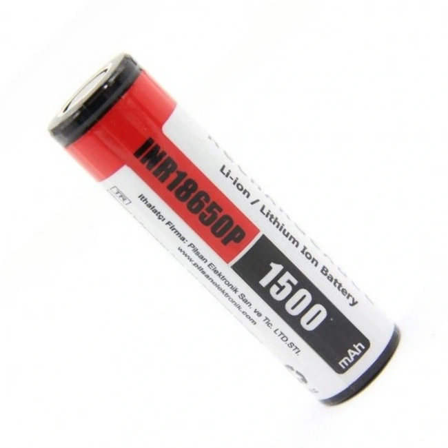 Orion 18650p 3.7V 1500mAh 15C Şarj Edilebilir Li-ion Pil