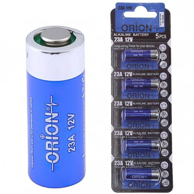 Orion 23A 12V Alkalin Pil 5li Paket