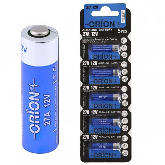 Orion 27A 12V Alkalin Pil 5li Paket