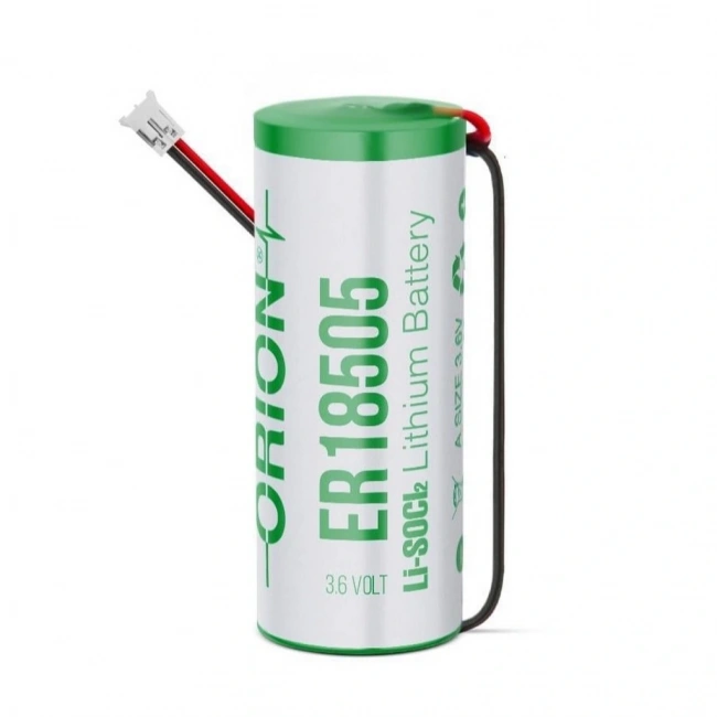 Orion Pil Lityum ER 18505 H 3.6V 15cm + JST PH-2