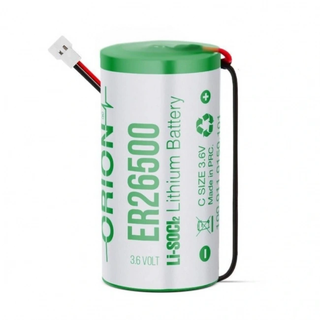 Orion Pil Lityum ER 26500 H 3.6V 10CM + MOLEX 51005
