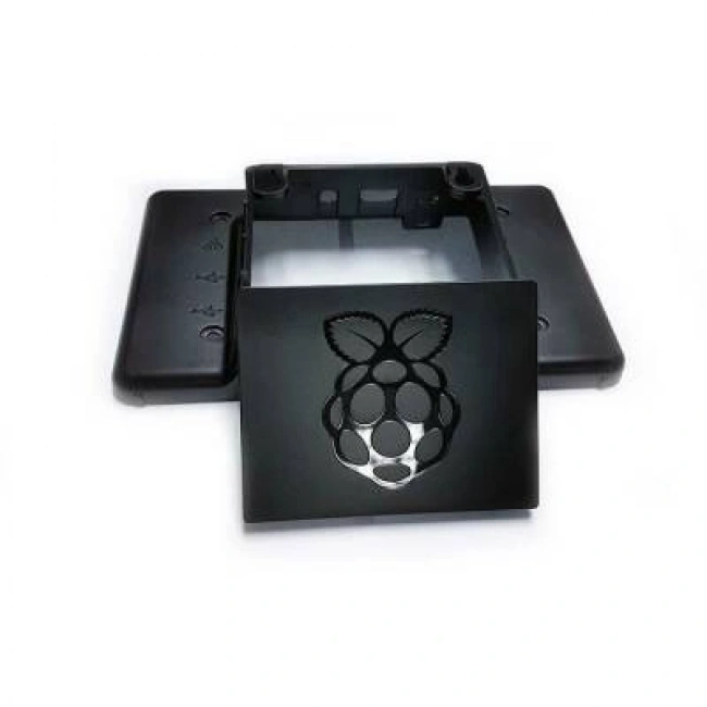 Orjinal Raspberry Pi 7 Inch Dokunmatik Ekran Koruyucu Kasa - Siyah