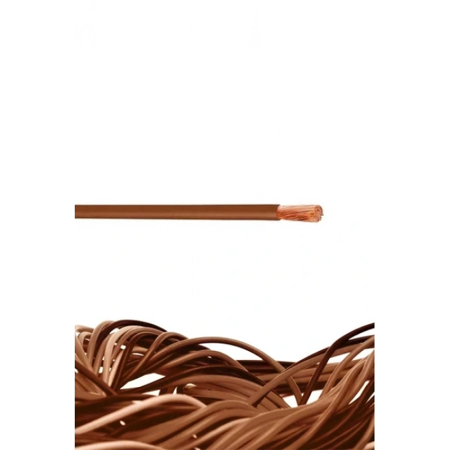 Öznur H05V-K Kahverengi 0,75 NYAF Kablo