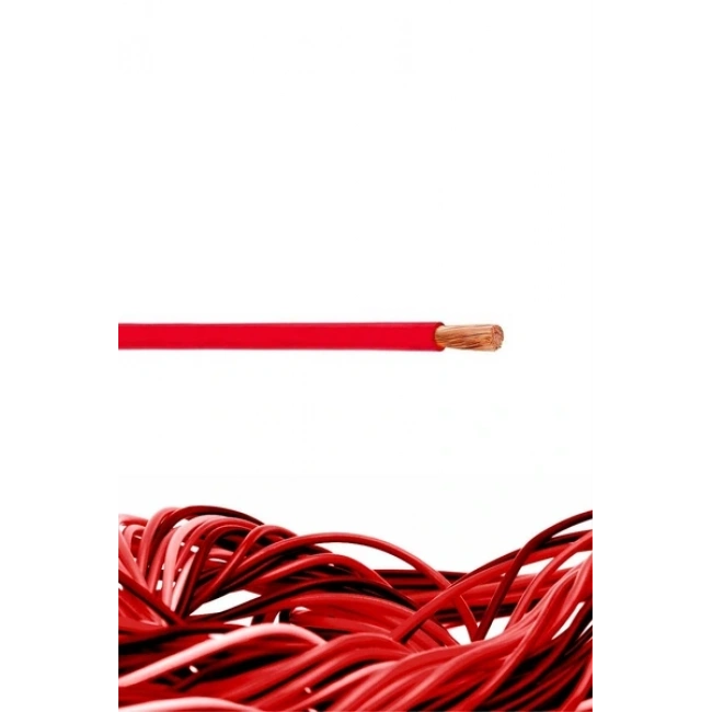 Öznur H05V-K Kırmızı 0,75 NYAF Kablo
