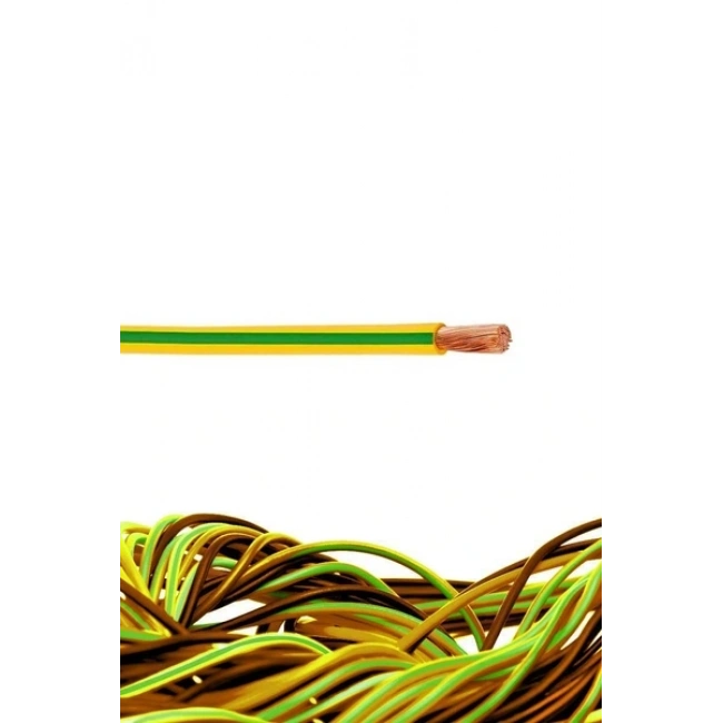 Öznur H05V-K Sarı Yeşil 0,75 NYAF Kablo