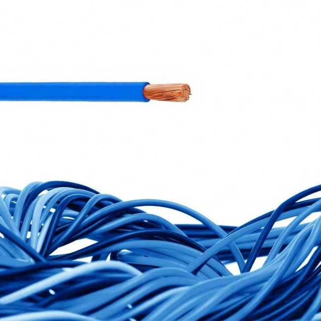 Öznur H05V-K Mavi 6 NYAF Kablo 1 Metre