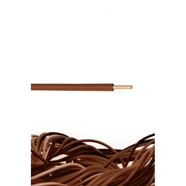 Öznur H07V-U Kahverengi 1,5 NYA Kablo 1 Metre