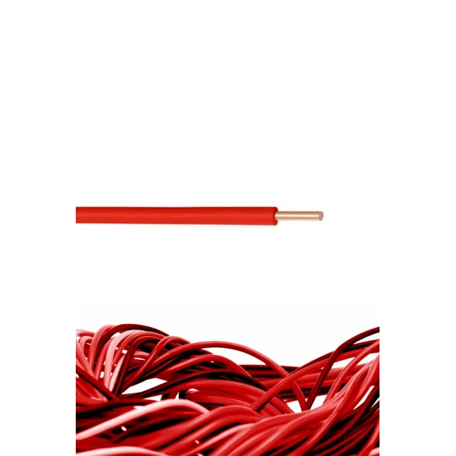 Öznur H07V-U Kırmızı 2,5 NYA Kablo 1 Metre