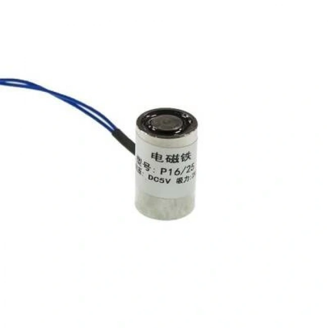 P16/25 5V Elektromıknatıs - 2kg Elektro Manyetik Tutucu
