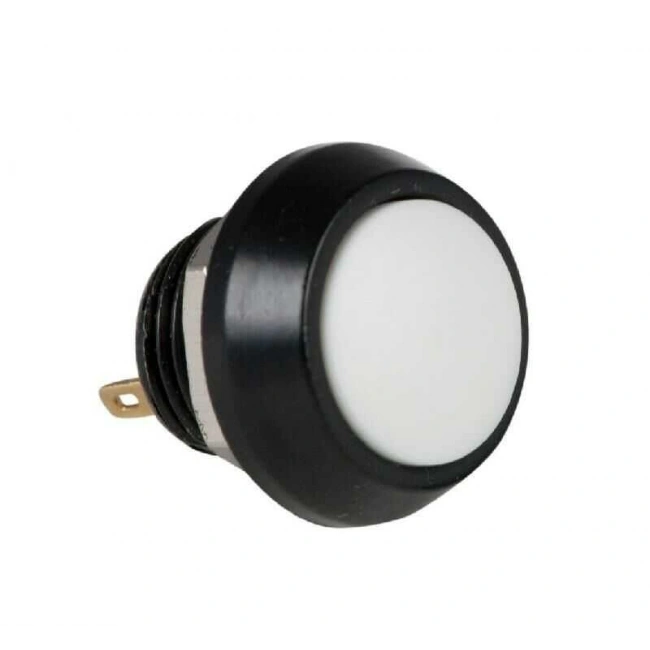 PBS-33B 12mm Push Buton - Beyaz