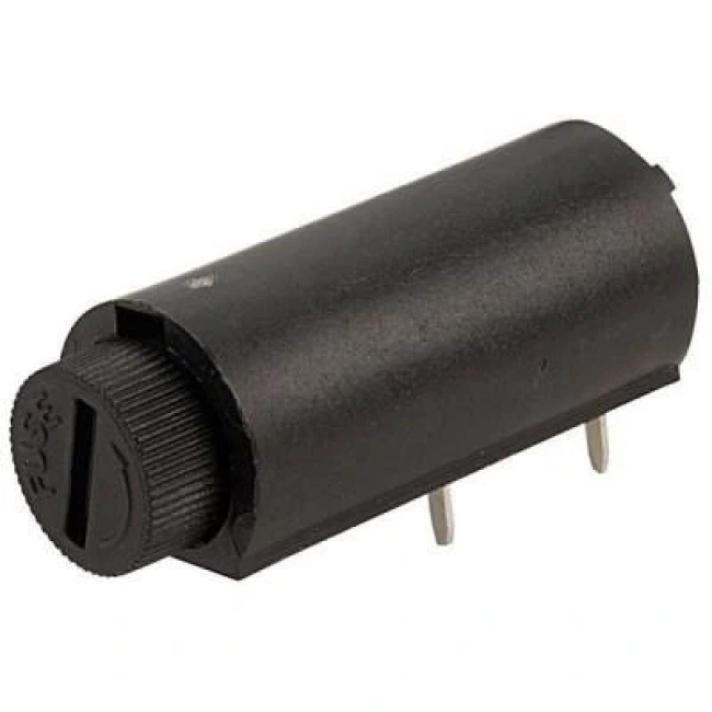 PCB Tipi Sigorta Yuvası Yatay - 5X20 Sigorta Uyumlu