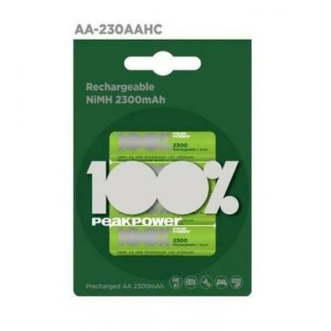 PeakPower 2300mAh 4lü AA Şarj Edilebilir Pil