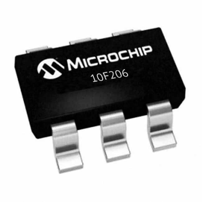 PIC10F206T I/OT SMD SOT-23 8-Bit 4MHz Mikrodenetleyici
