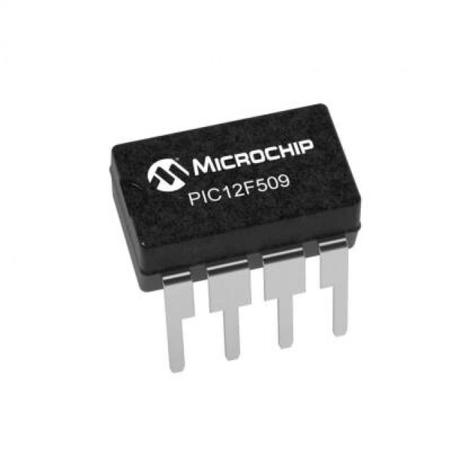 PIC12F509-I/P DIP-8 4MHz Mikrodenetleyici
