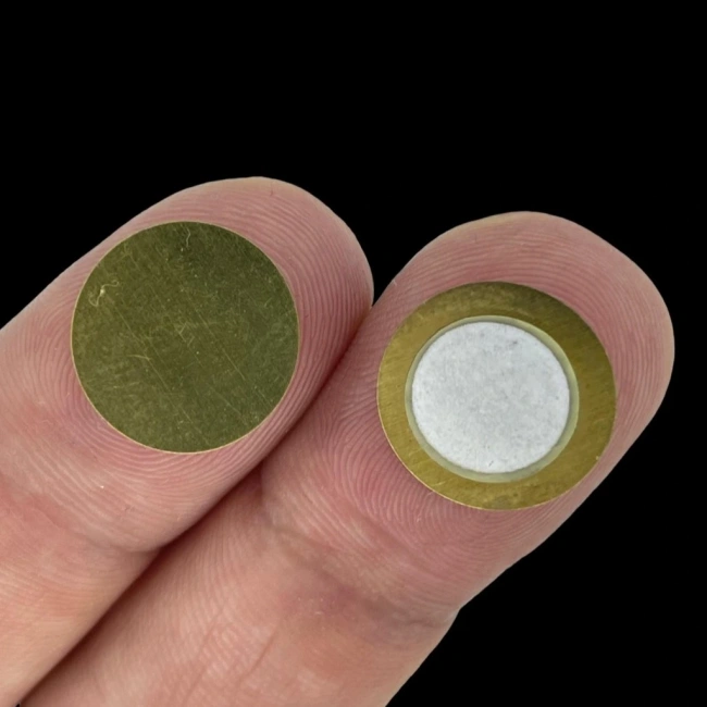 Piezo Disk Element - 15mm Çap Kablosuz 1 Adet
