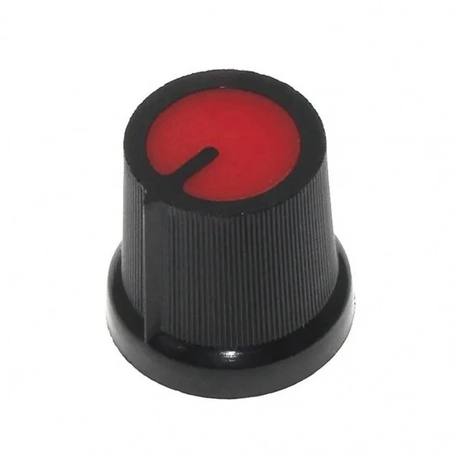 Pot Başlığı - Potansiyometre Düğmesi (Kırmızı)