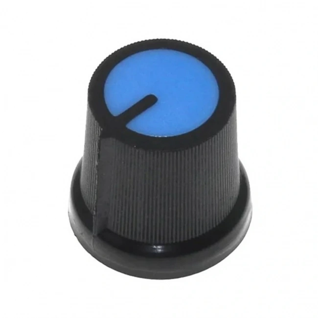 Pot Başlığı - Potansiyometre Düğmesi (Mavi)