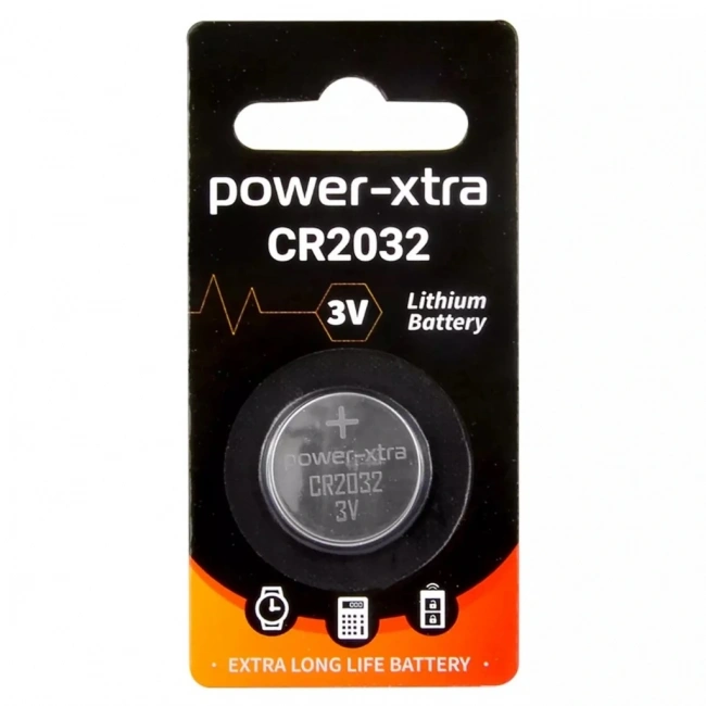 Power-Xtra CR2032 3V Lityum Pil - Tekli Blister