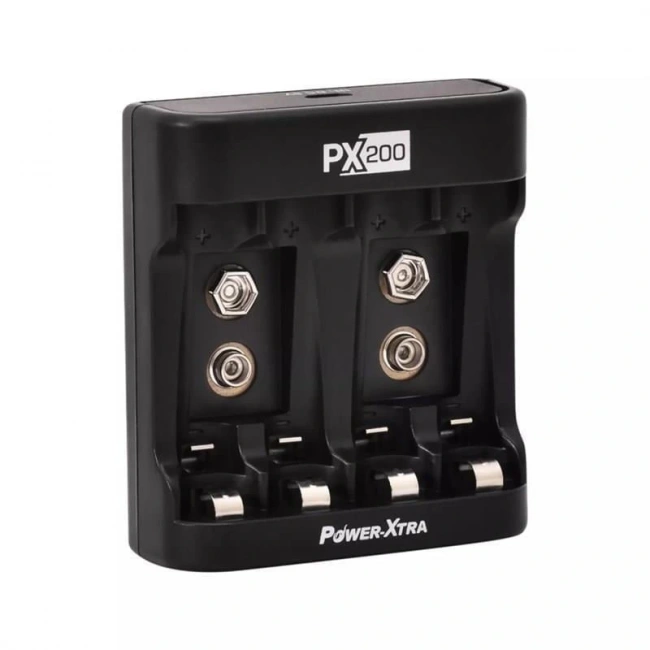 Power-Xtra PX200 Ni-Mh-Ni-Cd AA-AAA-9V Şarj Cihazı