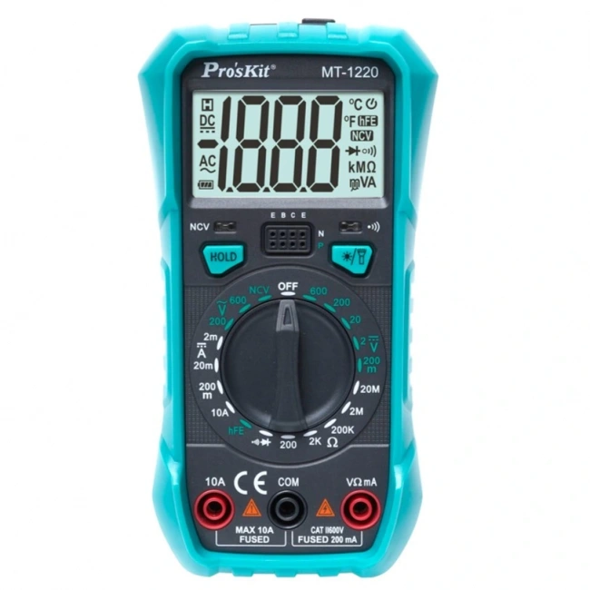 Proskit MT-1220 Dijital Multimetre Ölçü Aleti