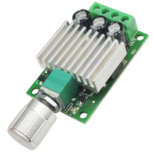Pwm Gerilim Dönüştürücü Modülü 12-24V 10A DC Motor