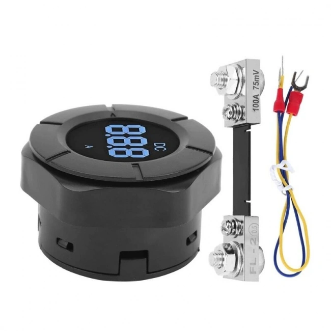 PZEM-019A DC 100A Dijital Ampermetre + 100A Şönt