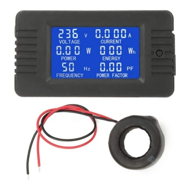 PZEM-022 100A AC Dijital Güç Monitörü + Bobin CT