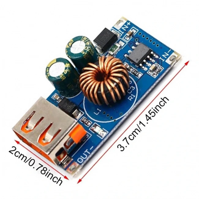 Q3.0 USB Hızlı Şarj Devresi 6-32V