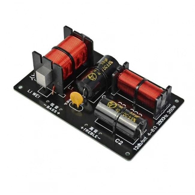 QS-202 350W 2800Hz 2 Yollu Hoparlör Crossover Ses Filtresi Frekans Bölücü