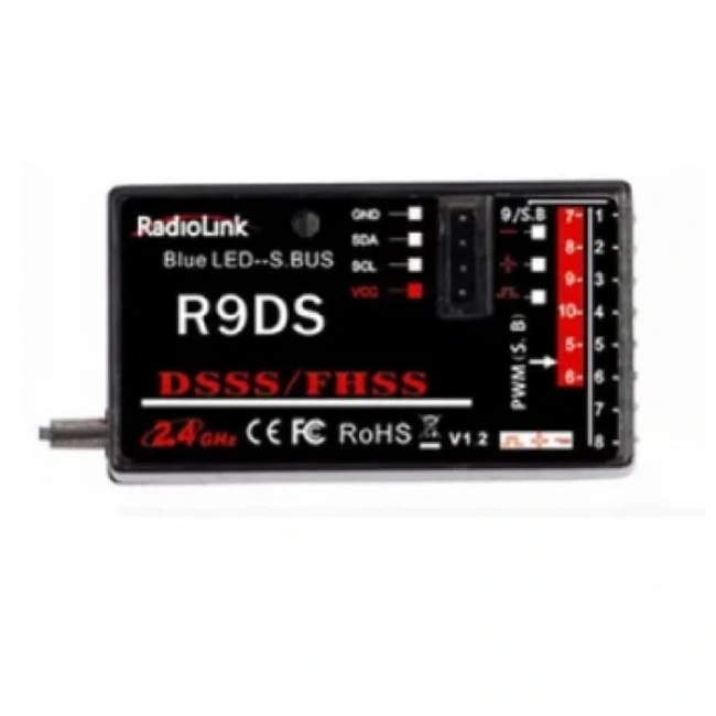 R9DS 10 Kanal Kumanda Alıcısı - AT9S Pro Uyumlu