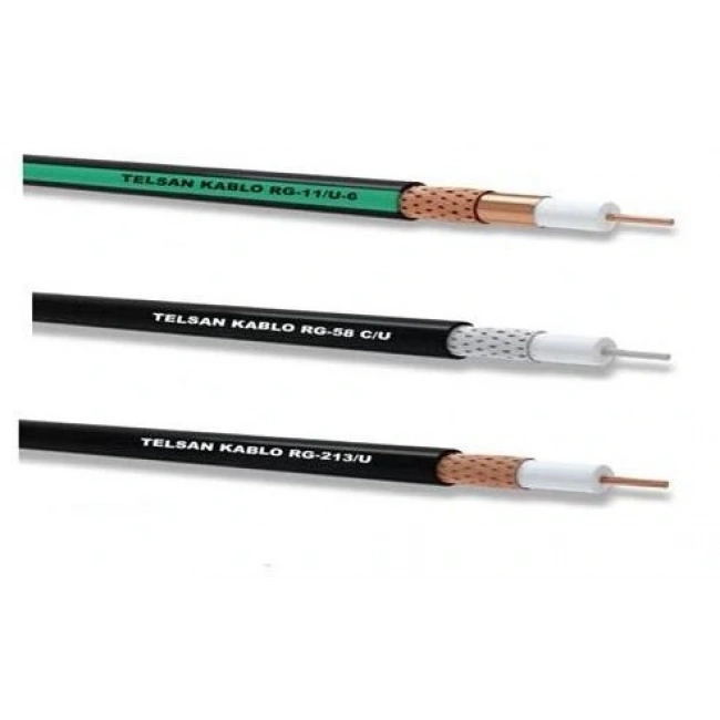 RG 6 / U-6 Koaksiyel Uydu Kablosu 1m