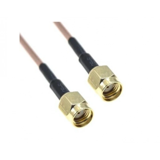 RG316 RP-SMA – SMA Erkek-Erkek Konnektörlü Kablo 100cm