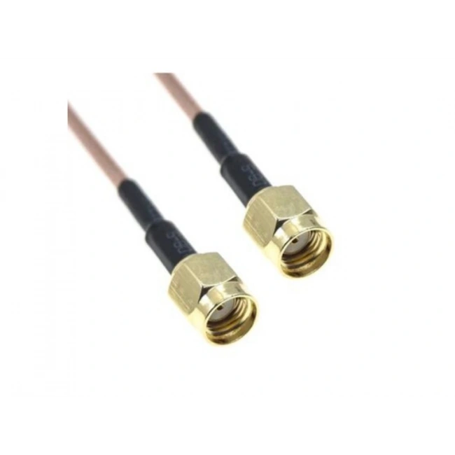 RG316 RPSMA SMA Erkek-Erkek Konnektör Kablo 100cm