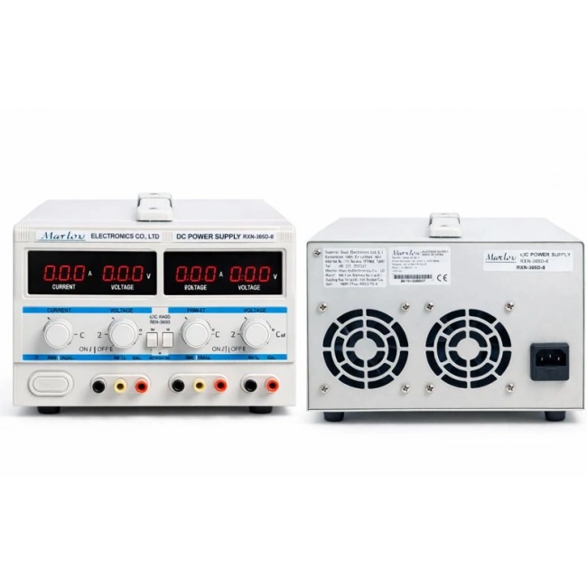 RXN-305D-II 2x30V 0-5A Çift Çıkışlı Trafolu Ayarlı Güç Kaynağı