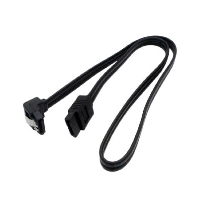 SATA 3 III 6Gbps HDD SSD Hard Disk Hard Drive Kablosu 90C - Siyah