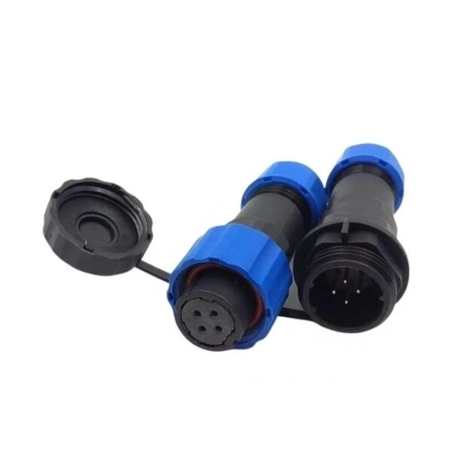 SD16 4 Pin 16mm Su Geçirmez Konnektör Takımı