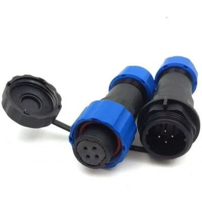 SD16 4 Pin 16mm Su Geçirmez Konnektör Takımı