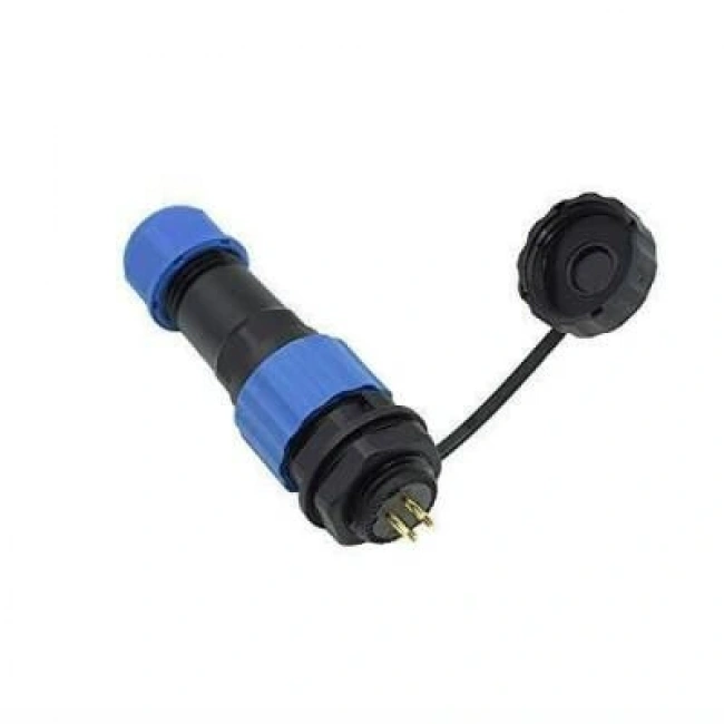 SD16 4 Pin 16mm Su Geçirmez Konnektör Takımı - Panel Tipi