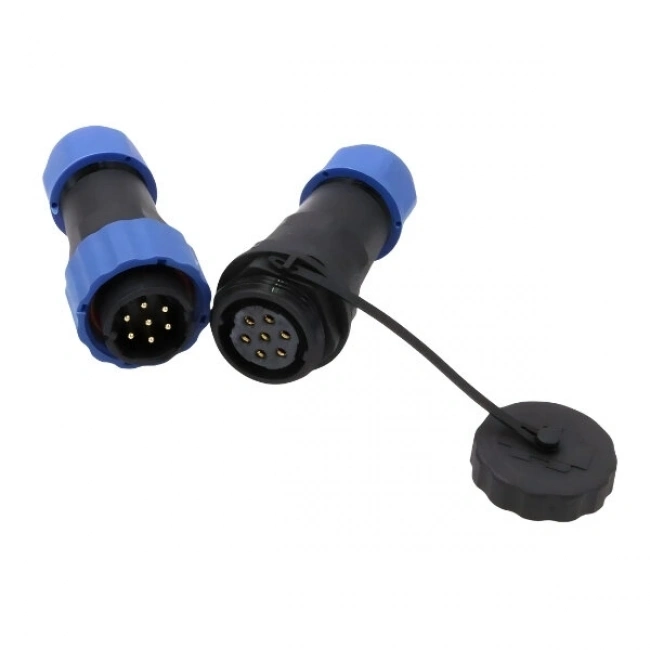 SD16 7 Pin 16mm Su Geçirmez Konnektör Takımı