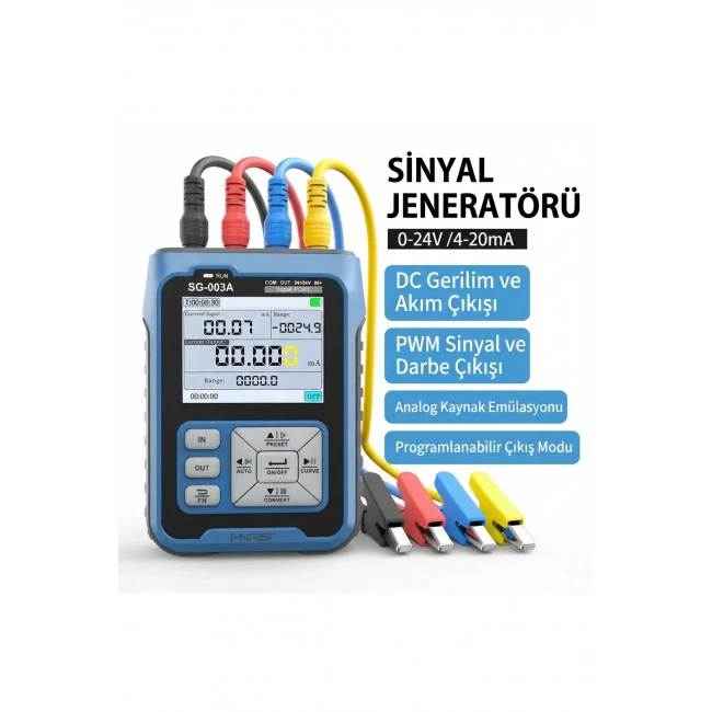 SG-003A 0-10V Ayarlanabilir Akım Gerilimi Simülatörü ve Sinyal Jeneratörü