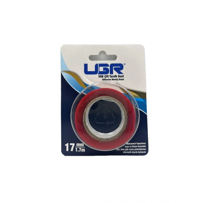 Silikonlu Çift Taraflı Montaj Bandı (VHB) 17mm x 1.7m