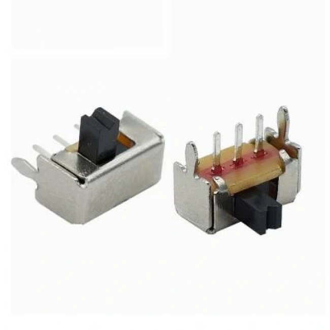 SK-12D07 2 Konumlu 3-Pin Sürgülü Switch - 90 Derece